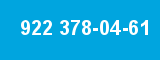 922 378-04-61